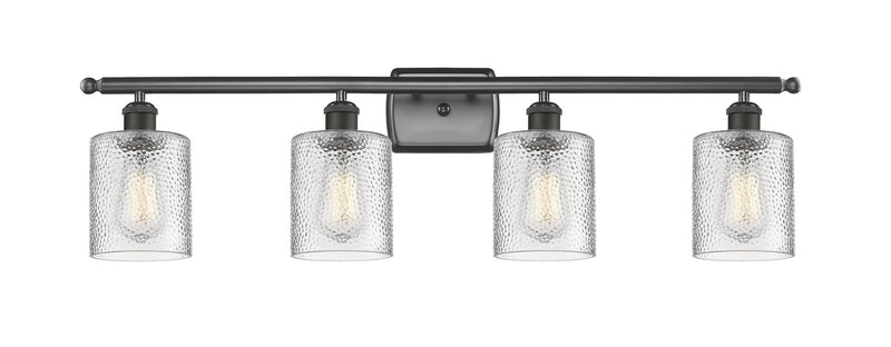 Innovations 516-4W-OB-G112 Four Light Bath Vanity, Oil Rubbed Bronze