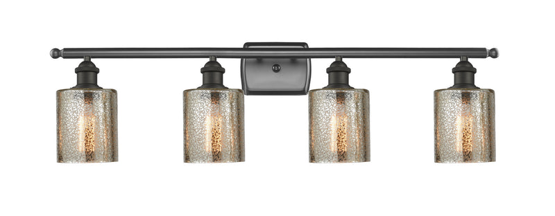 Innovations 516-4W-OB-G116 Four Light Bath Vanity, Oil Rubbed Bronze