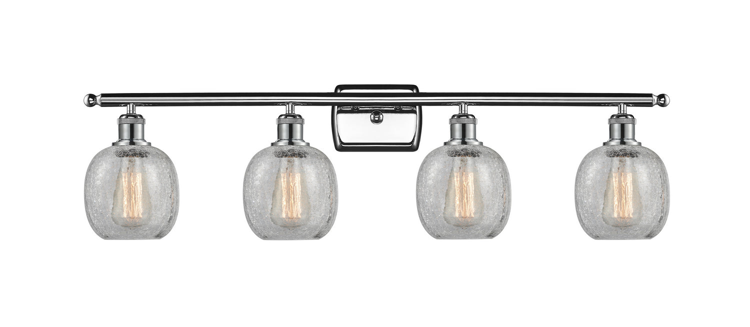 Innovations 516-4W-PC-G105 Four Light Bath Vanity, Polished Chrome