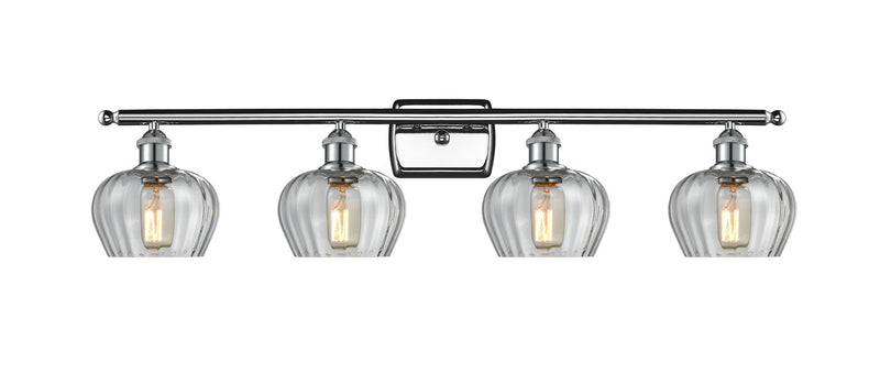 Innovations 516-4W-PC-G92 Four Light Bath Vanity, Polished Chrome