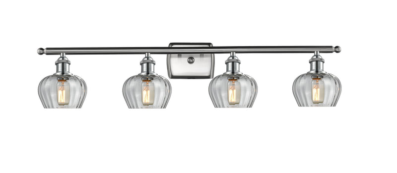 Innovations 516-4W-SN-G92 Four Light Bath Vanity, Brushed Satin Nickel