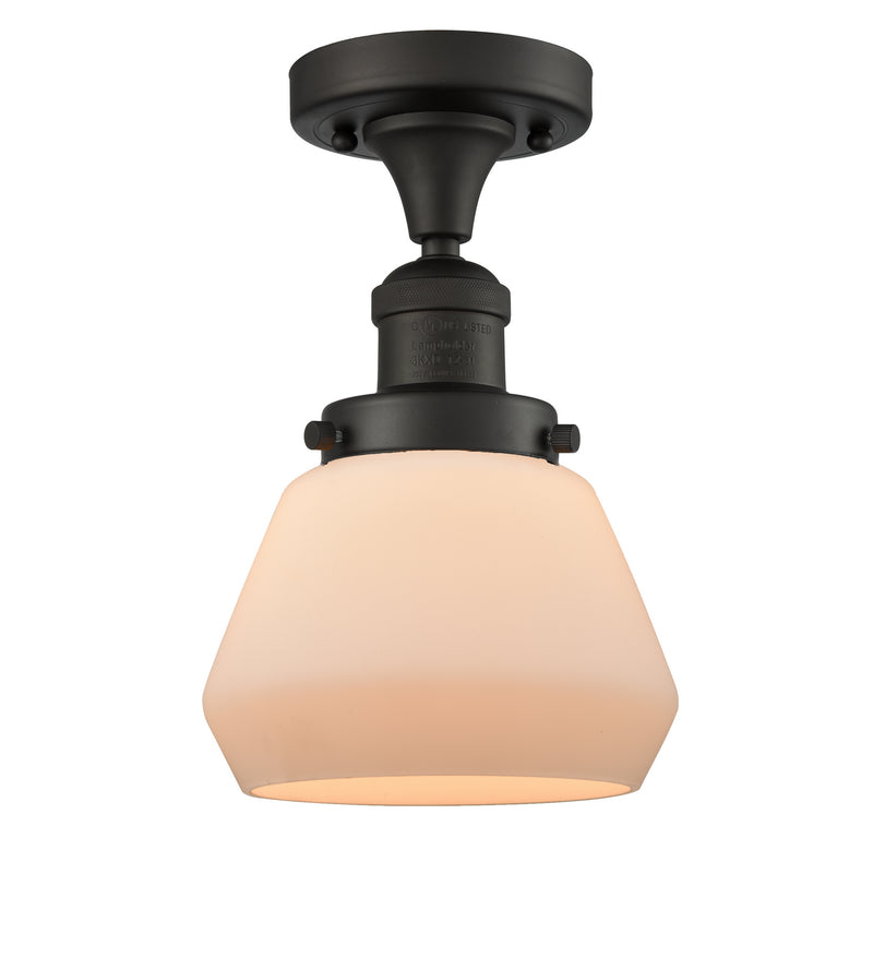 Innovations 517-1CH-OB-G171 One Light Semi-Flush Mount, Oil Rubbed Bronze
