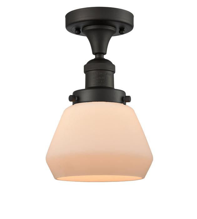Innovations 517-1CH-OB-G171 One Light Semi-Flush Mount, Oil Rubbed Bronze
