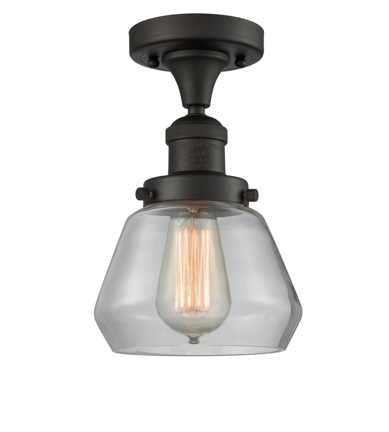 Innovations 517-1CH-OB-G172 One Light Semi-Flush Mount, Oil Rubbed Bronze
