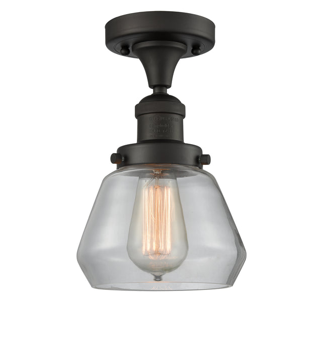 Innovations 517-1CH-OB-G172 One Light Semi-Flush Mount, Oil Rubbed Bronze