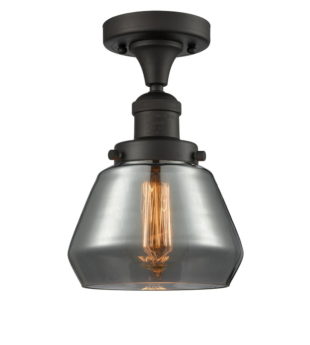 Innovations 517-1CH-OB-G173 One Light Semi-Flush Mount, Oil Rubbed Bronze