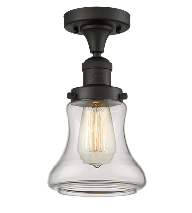 Innovations 517-1CH-OB-G192 One Light Semi-Flush Mount, Oil Rubbed Bronze