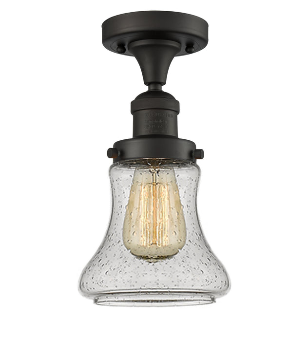 Innovations 517-1CH-OB-G194 One Light Semi-Flush Mount, Oil Rubbed Bronze