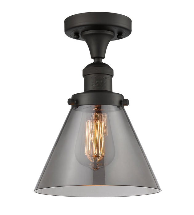 Innovations 517-1CH-OB-G43 One Light Semi-Flush Mount, Oil Rubbed Bronze