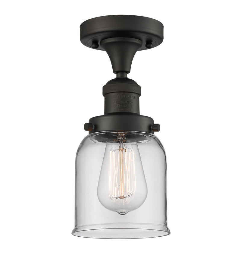 Innovations 517-1CH-OB-G52 One Light Semi-Flush Mount, Oil Rubbed Bronze