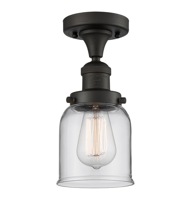 Innovations 517-1CH-OB-G52 One Light Semi-Flush Mount, Oil Rubbed Bronze