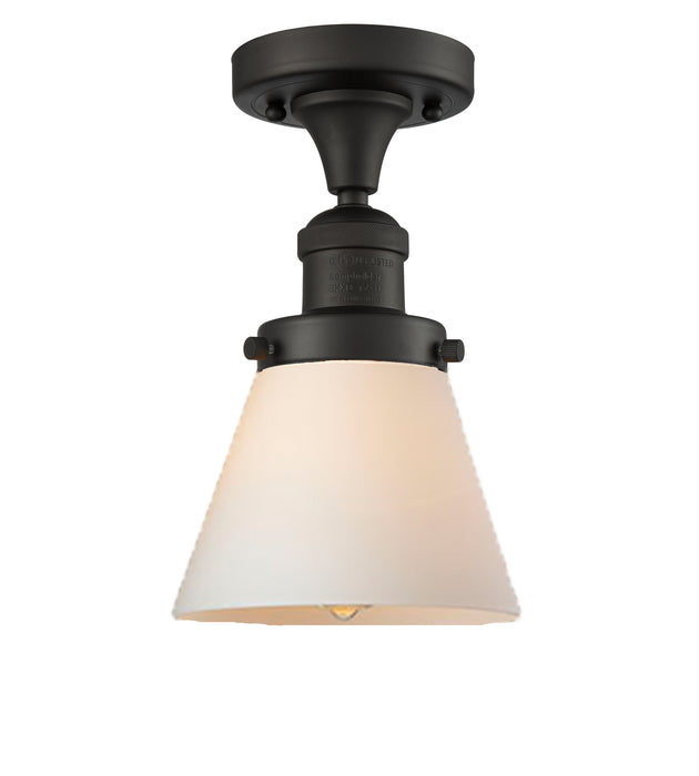 Innovations 517-1CH-OB-G61 One Light Semi-Flush Mount, Oil Rubbed Bronze