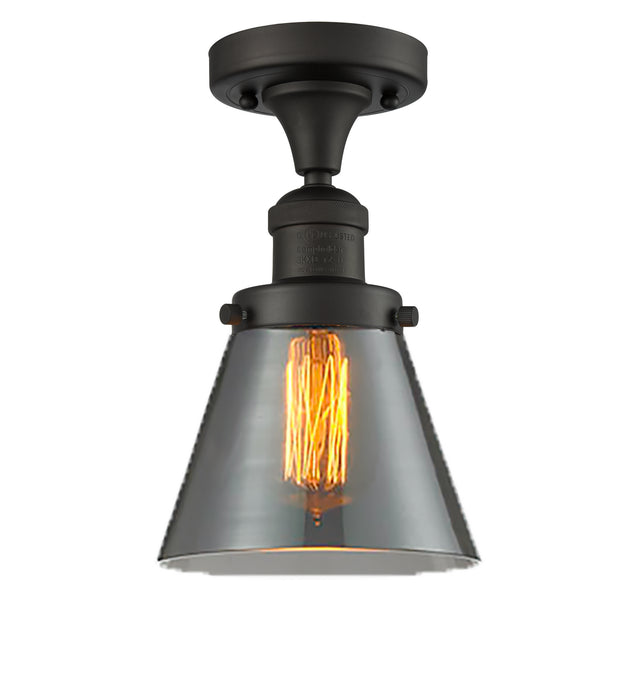 Innovations 517-1CH-OB-G63 One Light Semi-Flush Mount, Oil Rubbed Bronze