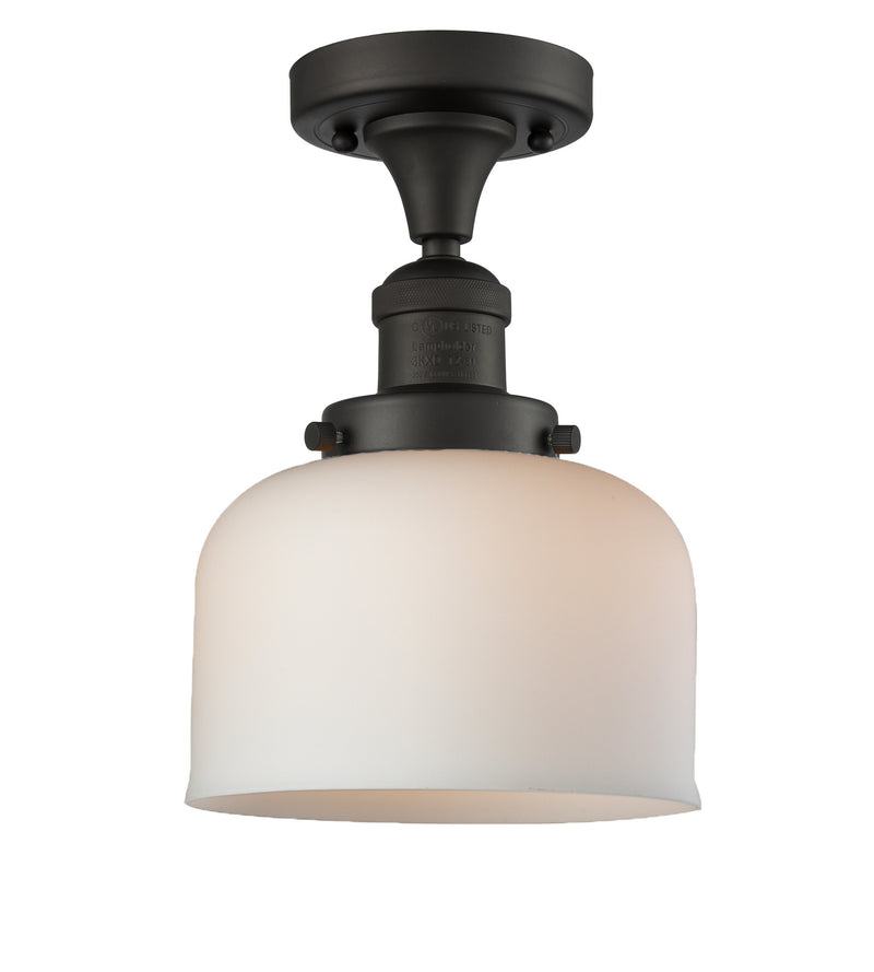 Innovations 517-1CH-OB-G71 One Light Semi-Flush Mount, Oil Rubbed Bronze