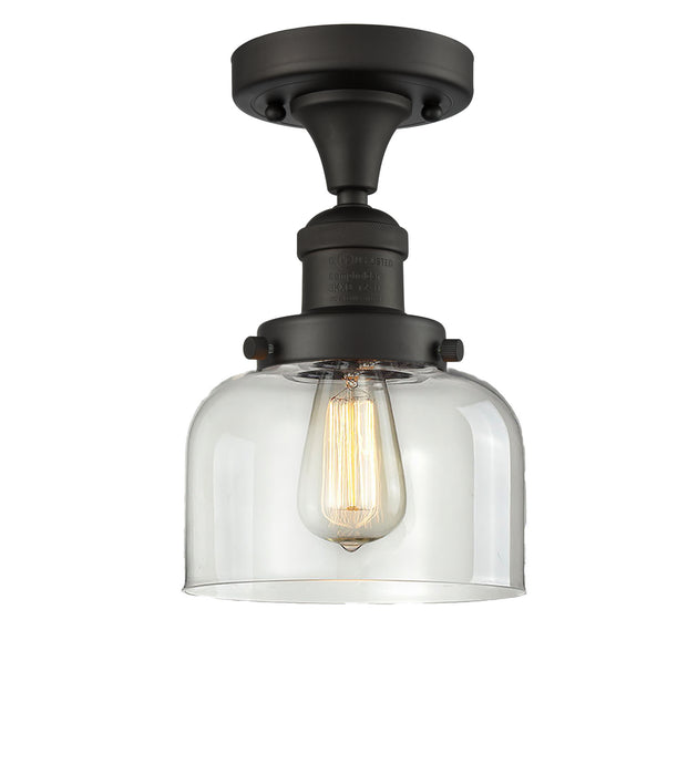 Innovations 517-1CH-OB-G72 One Light Semi-Flush Mount, Oil Rubbed Bronze