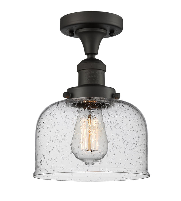 Innovations 517-1CH-OB-G74 One Light Semi-Flush Mount, Oil Rubbed Bronze