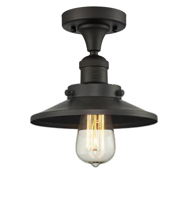 Innovations 517-1CH-OB-M5 One Light Semi-Flush Mount, Oil Rubbed Bronze