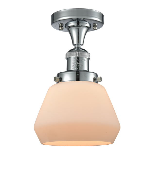 Innovations 517-1CH-PC-G171 One Light Semi-Flush Mount, Polished Chrome