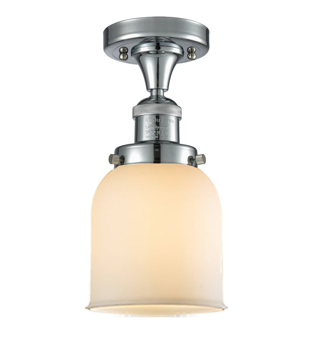 Innovations 517-1CH-PC-G51 One Light Semi-Flush Mount, Polished Chrome