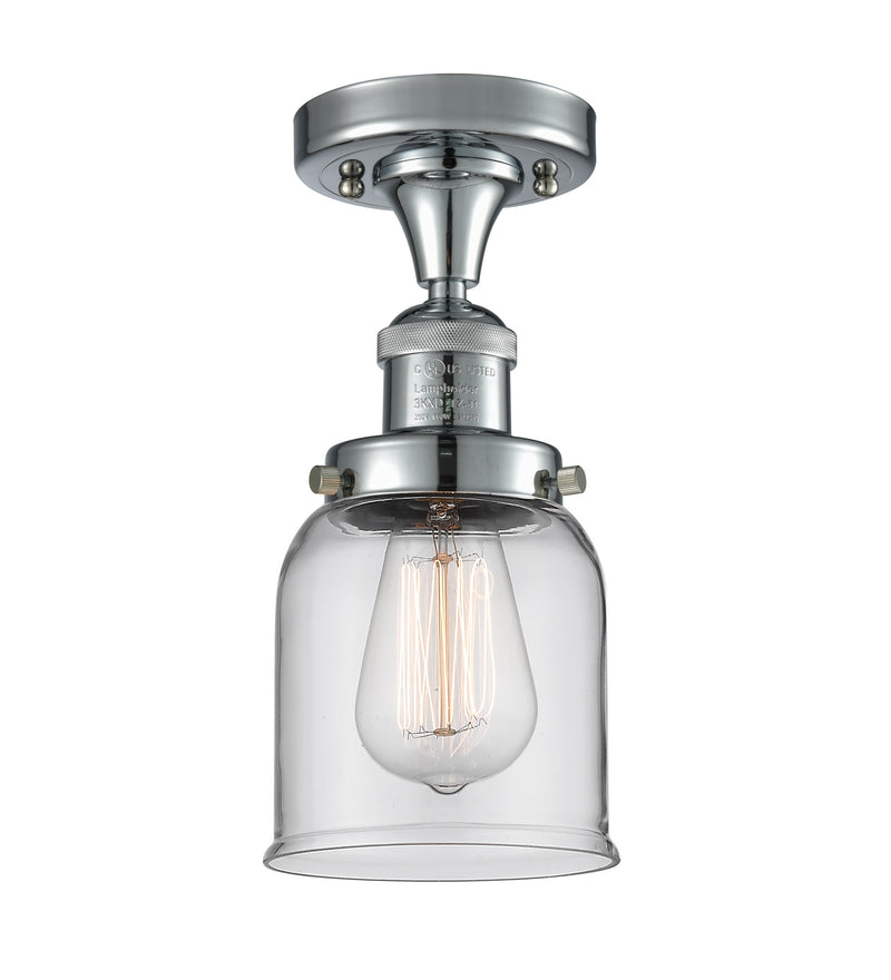 Innovations 517-1CH-PC-G52 One Light Semi-Flush Mount, Polished Chrome