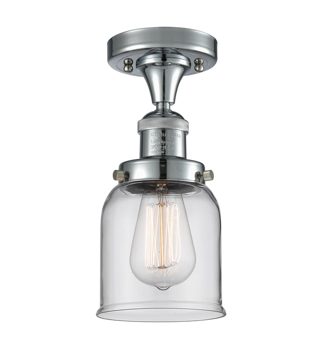 Innovations 517-1CH-PC-G52 One Light Semi-Flush Mount, Polished Chrome