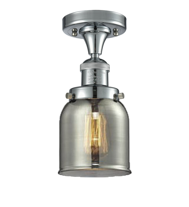 Innovations 517-1CH-PC-G53 One Light Semi-Flush Mount, Polished Chrome
