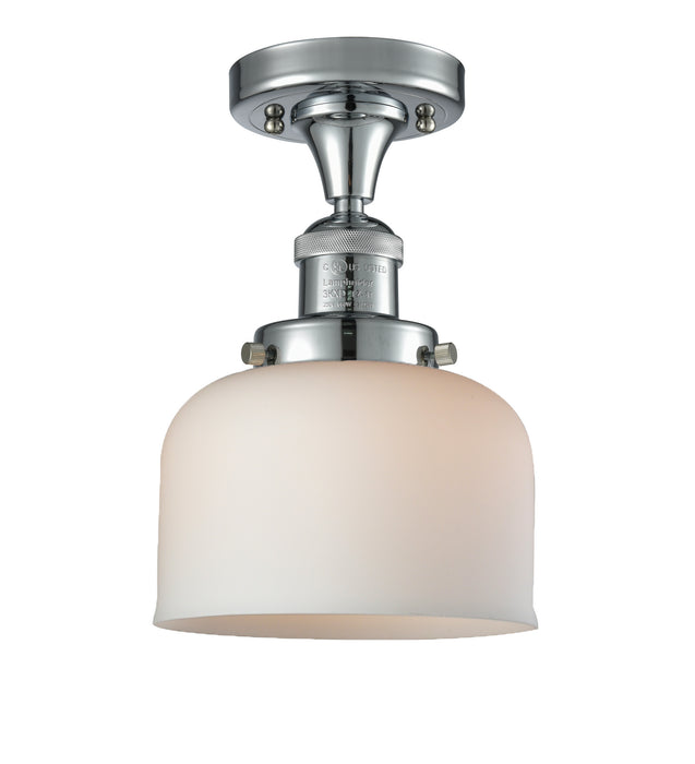 Innovations 517-1CH-PC-G71 One Light Semi-Flush Mount, Polished Chrome