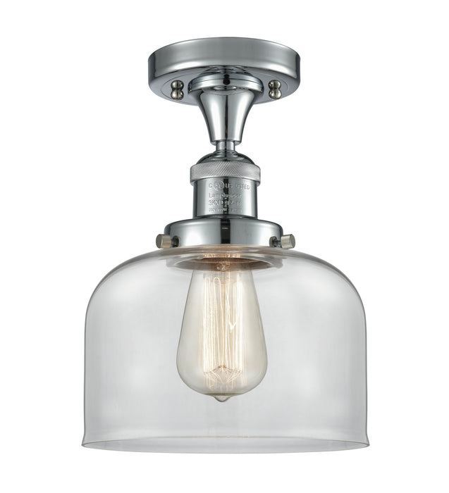 Innovations 517-1CH-PC-G72 One Light Semi-Flush Mount, Polished Chrome