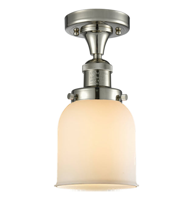 Innovations 517-1CH-PN-G51 One Light Semi-Flush Mount, Polished Nickel