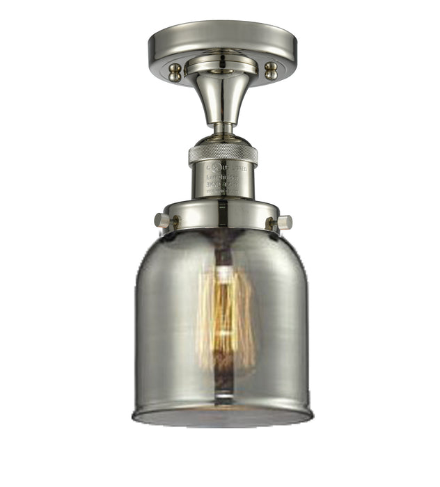 Innovations 517-1CH-PN-G53 One Light Semi-Flush Mount, Polished Nickel