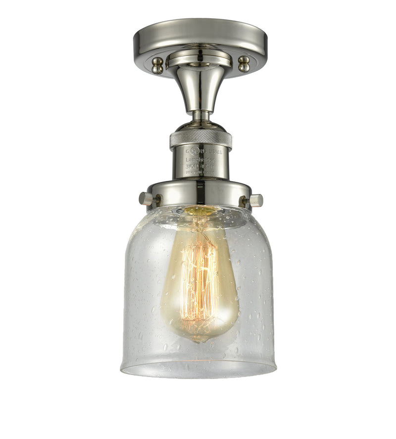 Innovations 517-1CH-PN-G54 One Light Semi-Flush Mount, Polished Nickel