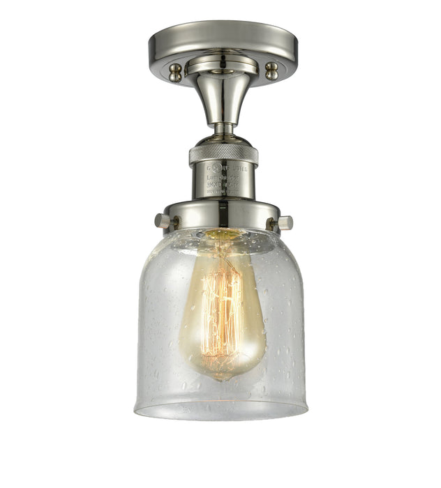 Innovations 517-1CH-PN-G54 One Light Semi-Flush Mount, Polished Nickel