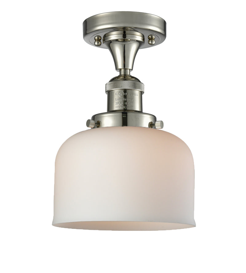 Innovations 517-1CH-PN-G71 One Light Semi-Flush Mount, Polished Nickel