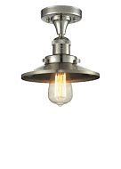 Innovations 517-1CH-PN-M1 One Light Semi-Flush Mount, Polished Nickel