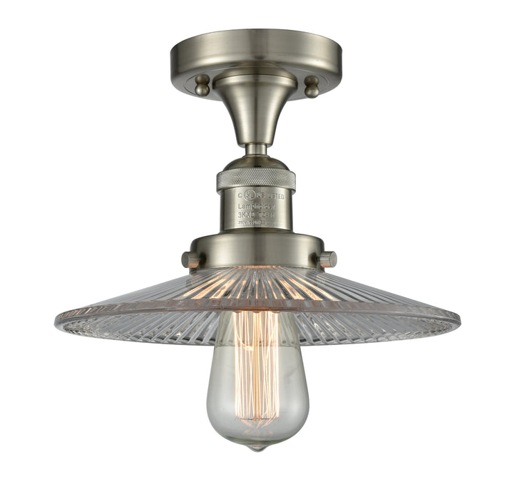 Innovations 517-1CH-SN-G2 One Light Semi-Flush Mount, Brushed Satin Nickel
