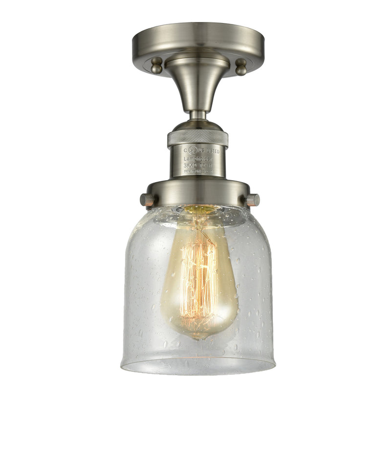 Innovations 517-1CH-SN-G54 One Light Semi-Flush Mount, Brushed Satin Nickel