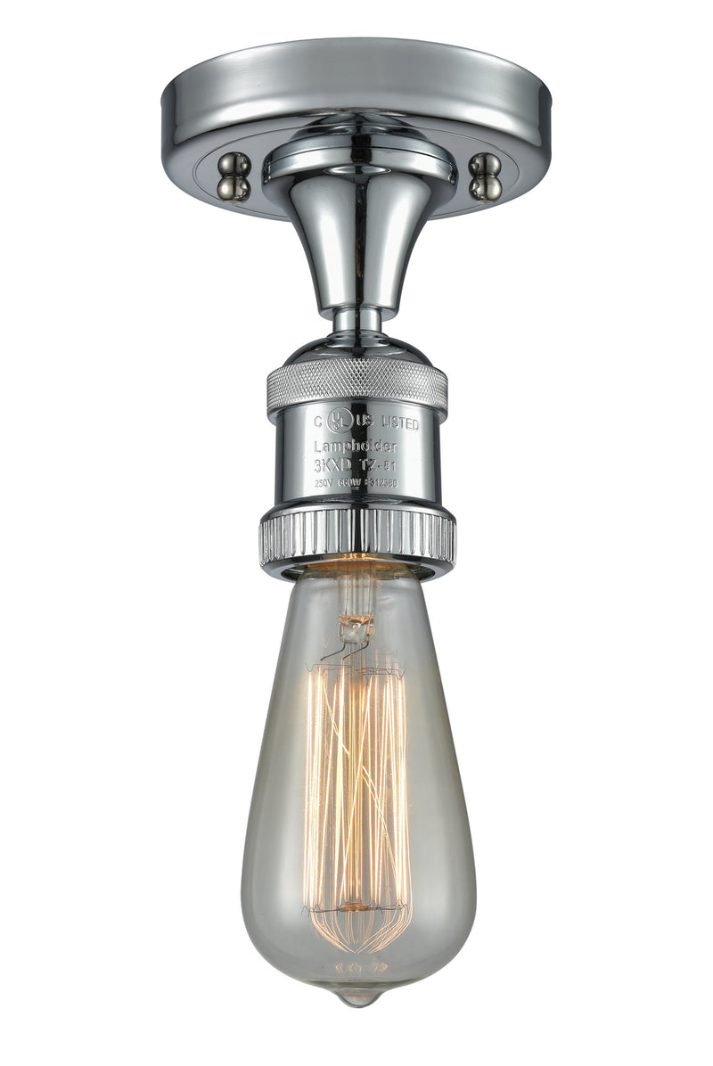 Innovations 517-1C-PC One Light Semi-Flush Mount, Polished Chrome