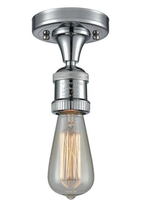 Innovations 517-1C-PC One Light Semi-Flush Mount, Polished Chrome