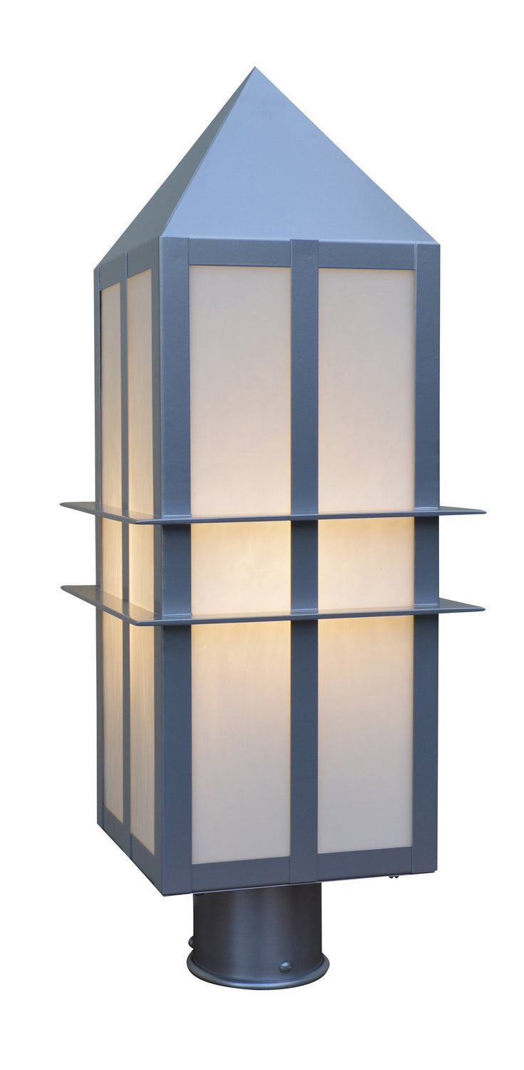 Arroyo BEP-9WO-P One Light Post Mount, Pewter