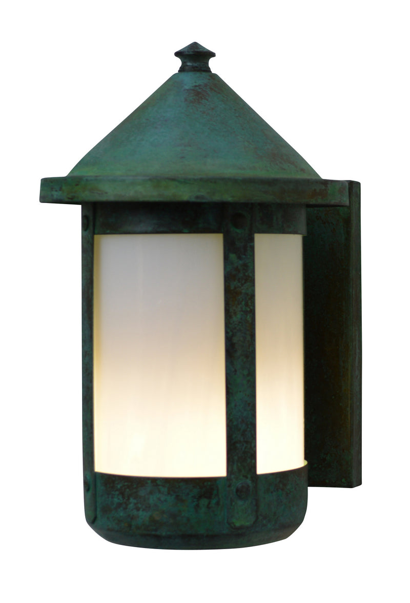 Arroyo BS-6RWO-VP One Light Wall Mount, Verdigris Patina