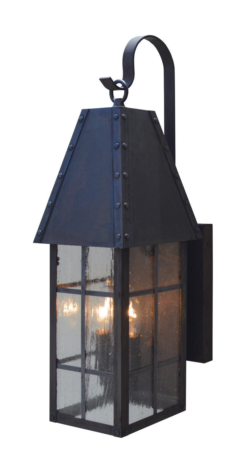 Arroyo HAB-6CS-MB Two Light Wall Mount, Mission Brown