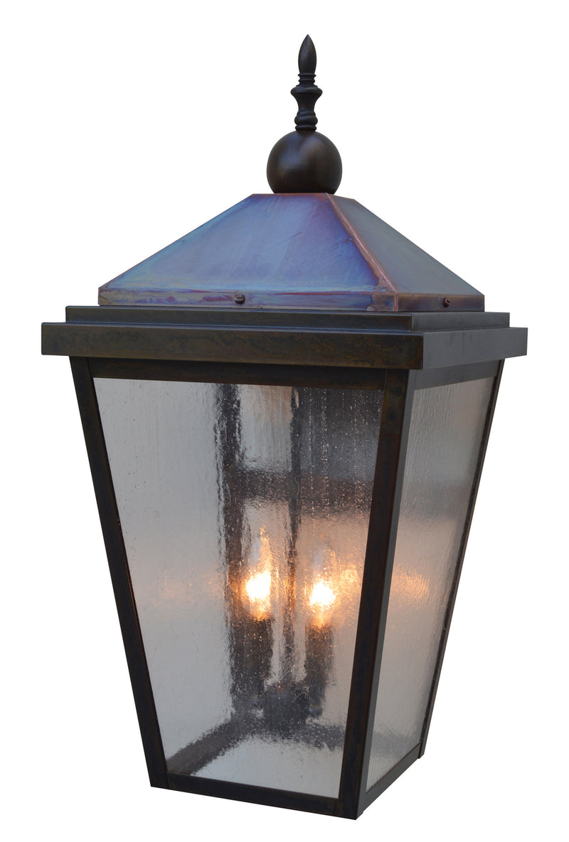 Arroyo LAB-12CS-BZ/RC Two Light Wall Mount, Bronze w/ Raw Copper