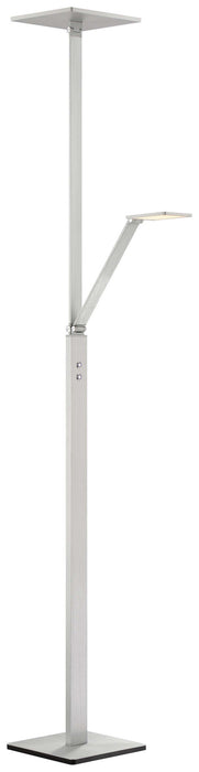 George Kovacs P305-5-654-L LED Floor Lamp, Chiseled Nickel