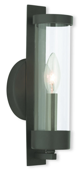 Livex Lighting 10141-07 One Light Wall Sconce, Bronze