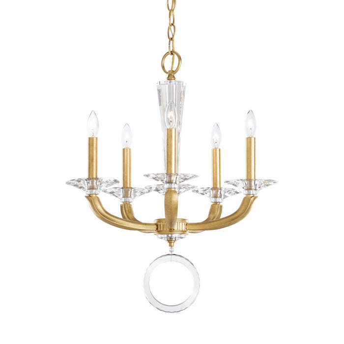 Schonbek MA1005N-22O Five Light Chandelier, Heirloom Gold
