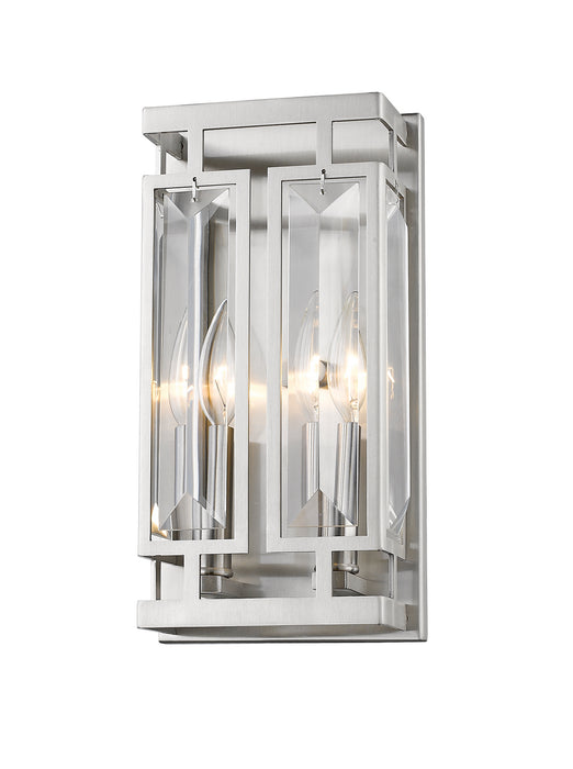 Z-Lite 6006-2S-BN Two Light Wall Sconce, Brushed Nickel