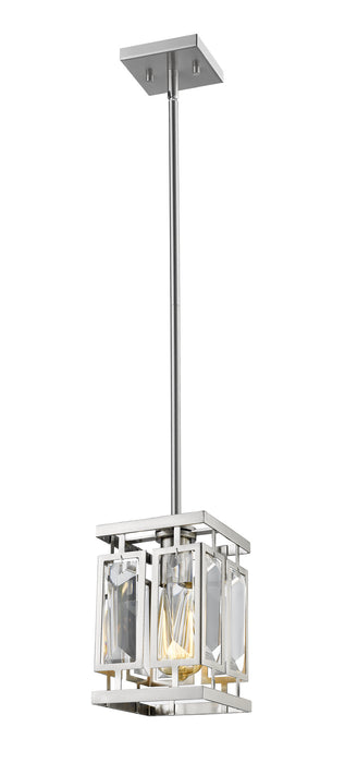 Z-Lite 6006MP-BN One Light Pendant, Brushed Nickel
