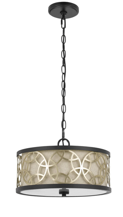 Cal Lighting FX-3661-2 Six Light Chandelier, Rust/Antique Brass