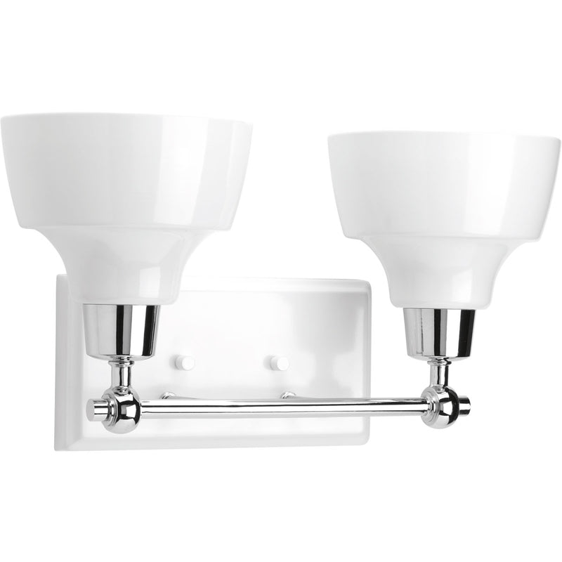 Progress Lighting P300040-015 Two Light Bath, Polished Chrome
