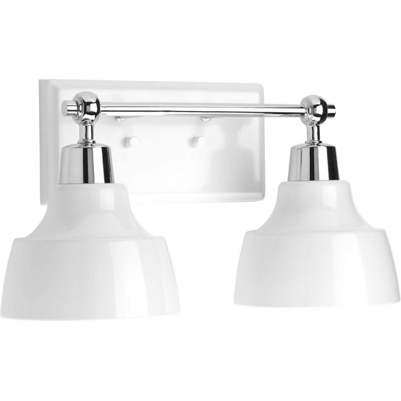 Progress Lighting P300040-015 Two Light Bath, Polished Chrome